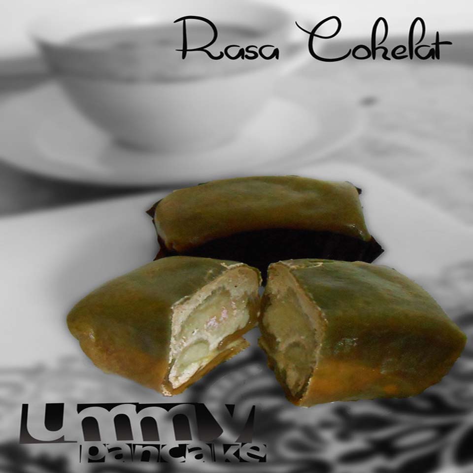 Pancake Durian Rasa Cokelat